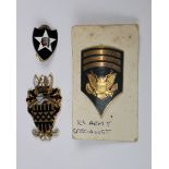 US army specialist badge together with 2 others