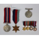 Collection of WW2 medals to include miniatures