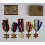 5 medals awarded to Able Seaman, Thomas Bagley , A.B. Rating T served on the quarter deck of HMS