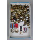 Military collectables to include buttons medals etc