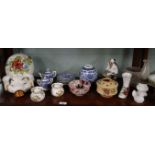 Collection of ceramics to include a large pig money box