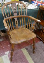Elm seated stick back Windsor chair