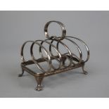 Silver toast rack - Sheffield 1912 - Approx weight 155g