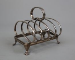 Silver toast rack - Sheffield 1912 - Approx weight 155g