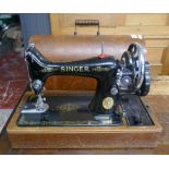 Singer sewing machine in excellent condition with original instructions & fittings