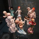 Large quantity of Royal Worcester figures - Months of the Year