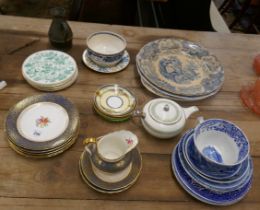 Collection of ceramics to include Copeland Spode, Wedgwood & Booths