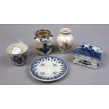 Collection of Delft ceramics