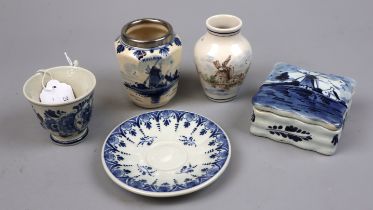 Collection of Delft ceramics