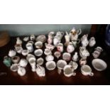 Collection of miniature china to include Old Albert Country Roses