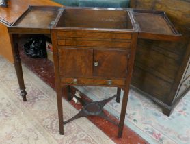 Inlaid walnut cabinet