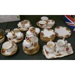 Royal Albert Old Country Roses tea set for 12