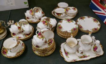 Royal Albert Old Country Roses tea set for 12