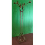 Large wrought iron candelabra