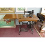 Singer sewing machine table