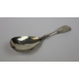 Georgian silver caddy spoon 1810