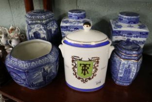 Collection of Ringtons Tea caddies