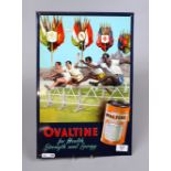 2 Ovaltine 1948 Olympic advertising signs in original as new condition.