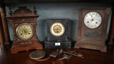 3 mantle clocks