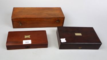 Collection of wooden boxes