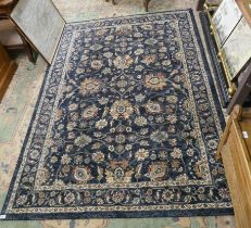 Patterned rug - Blue - Approx size: 232cm x 160cm
