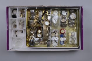 Collection of watches and watch components