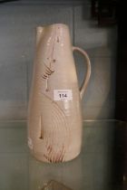 Jack Doherty B.1948 Studio pottery jug Leach interest - Approx height: 28cm