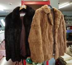 2 ladies fur jackets one marked Taube