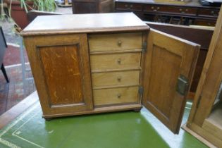 Table top cupboard with drawers - Approx size: W: 42cm D: 23cm H: 39cm