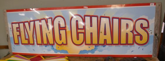 Fairground sign - Flying chairs