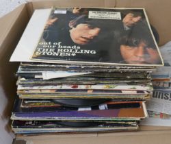 Collection of vinyl LPs to include Rolling Stones etc.