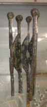 Abstract bronze sculpture - Approx height: 24cm
