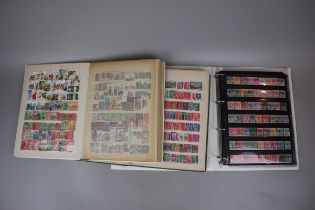 Stamps - Well populated Commonwealth and stock books