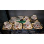 Windsor China handpainted tea set 1911 one cup A/F