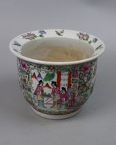 Oriental flower pot