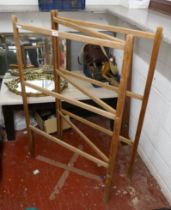 Wooden clothes horse