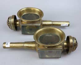 Pair of carriage lamps