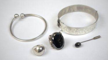 Collection of silver jewellery