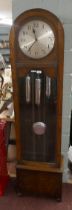 1920s Art Deco longcase clock with Westminter chimes