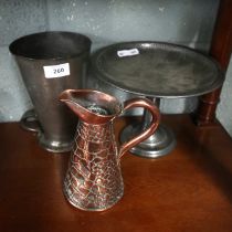 Collection of pewter