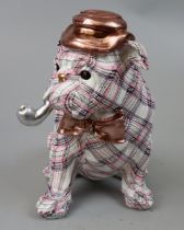 Novelty figure of smoking Bulldog