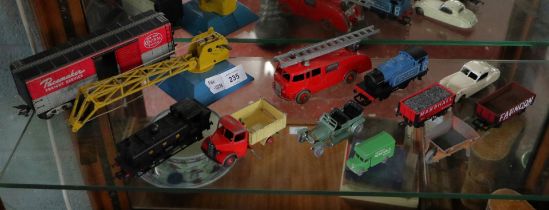 Collection of die cast vehicles etc