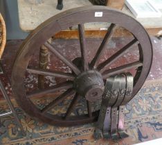 Dutch cartwheel coffee table