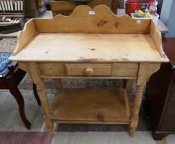 Antique pine wash stand