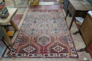 Caucasus patterned rug = Approx 249cm x 164cm