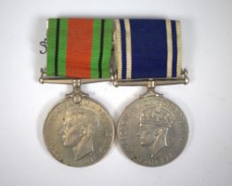 2 WW2 medals one marked Const Thomas E Brailsford