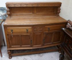 Stripped oak sideboard