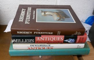 Set of 4 antique reference books to include the History of English Furniture etc.