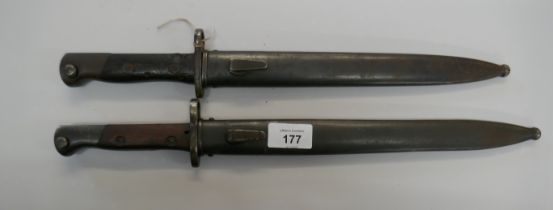 2 Bayonets in sheaths