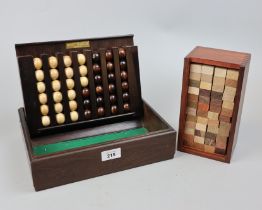 2 cased games wooden connect 4 and a takeradi African game comprising of all different woods